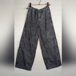 Nobo Gray Wide-Leg Denim Pants